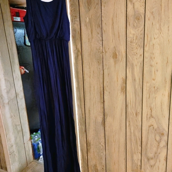 Charlotte Russe Navy Blue Sun Dress - Picture 3 of 3
